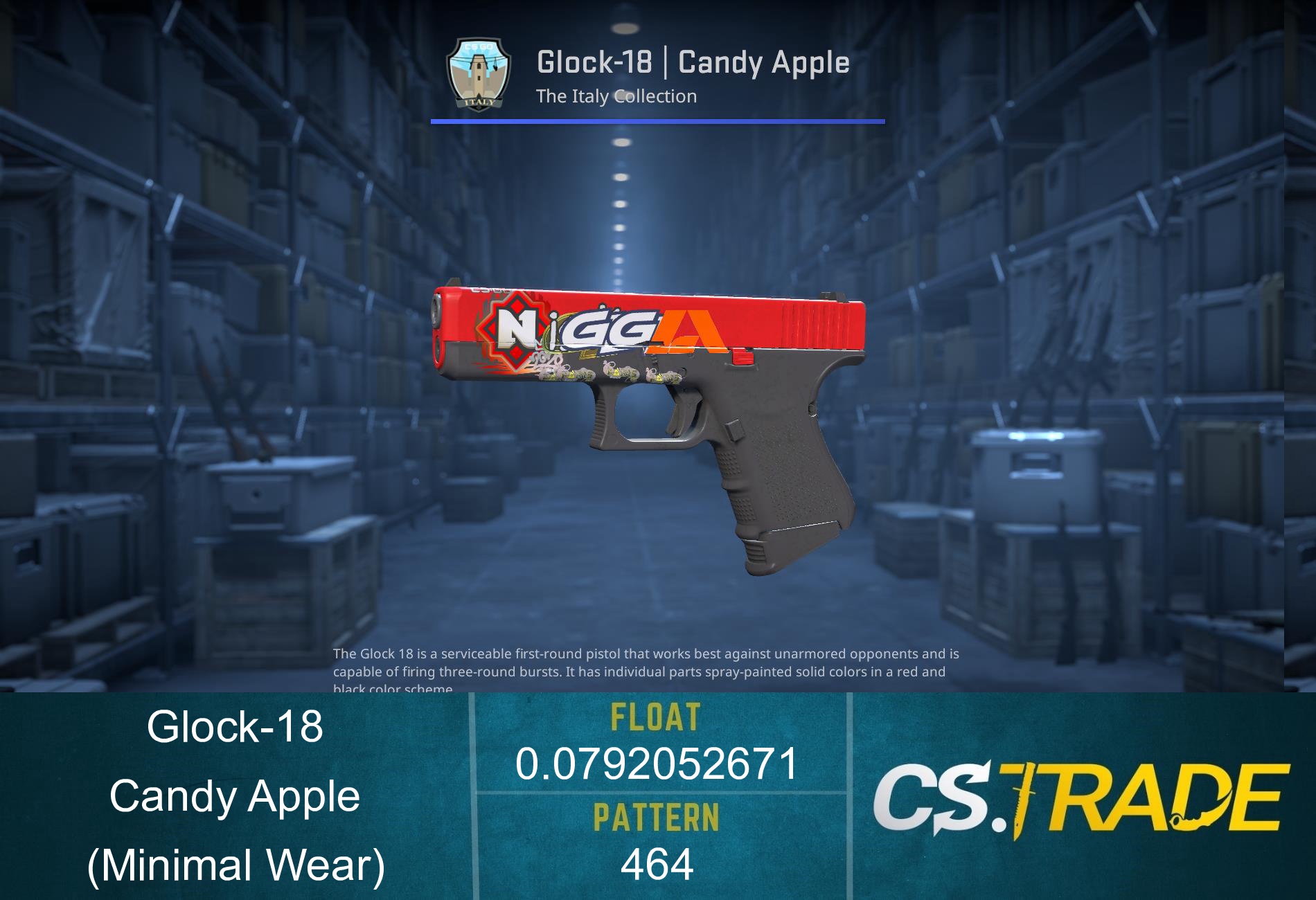 Glock-18 | Candy Apple (Minimal Wear) Screenshot