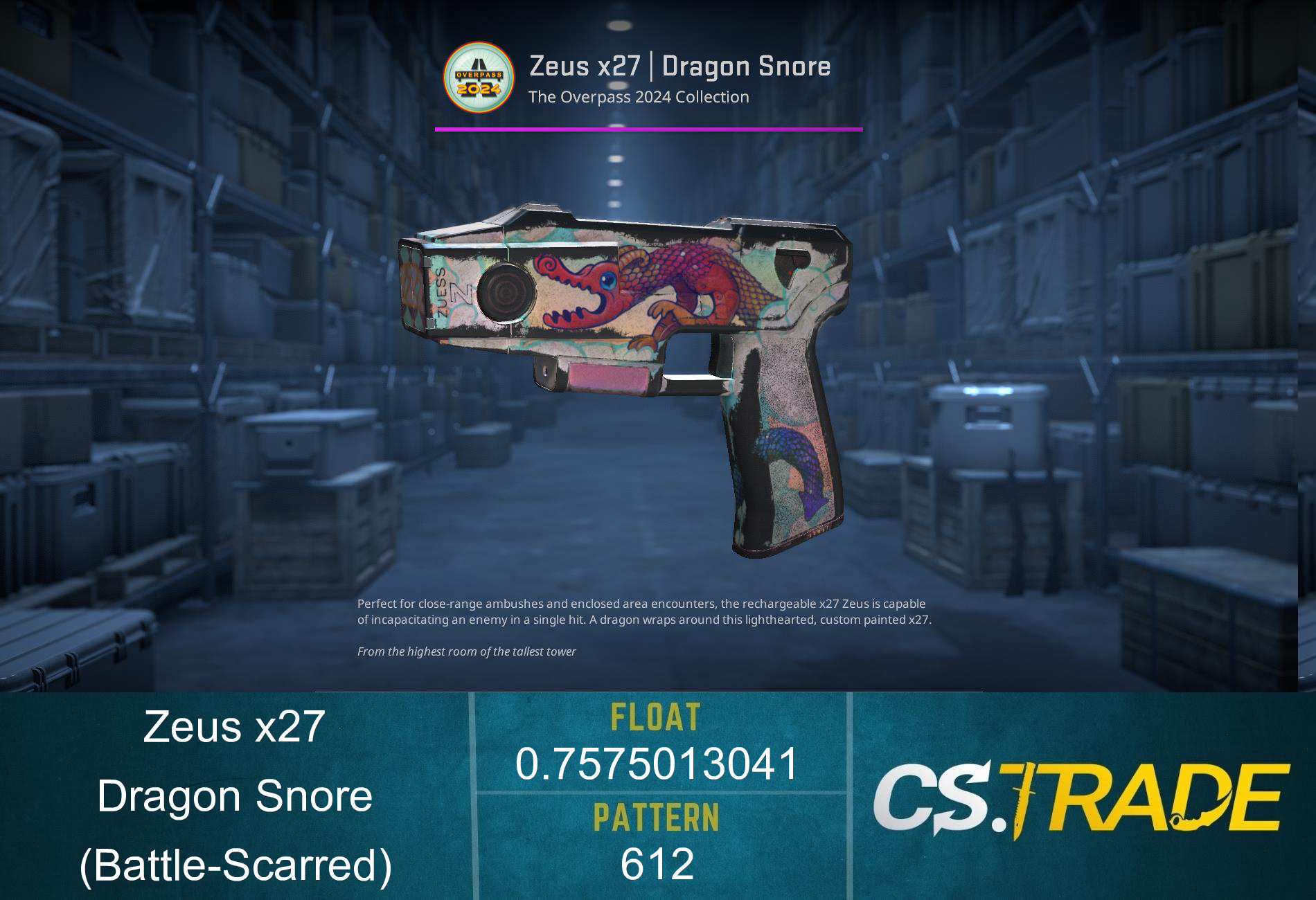 Zeus x27 | Dragon Snore (Battle-Scarred)