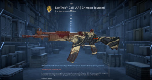 StatTrak™ Galil AR | Crimson Tsunami (Minimal Wear) Screenshot