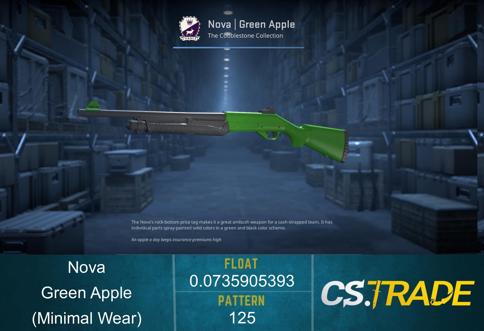 Nova | Green Apple (Minimal Wear)