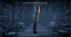 ★ StatTrak™ Huntsman Knife | Scorched (Field-Tested) Screenshot
