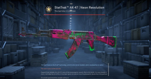 StatTrak™ AK-47 | Neon Revolution (Battle-Scarred) Screenshot