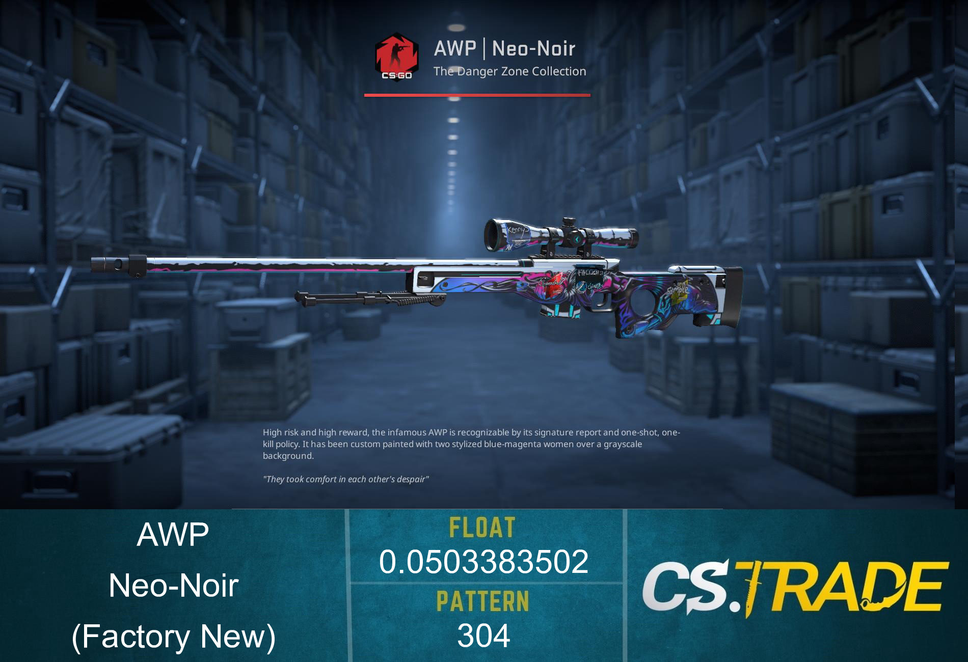 AWP | Neo-Noir (Well-Worn) Screenshot