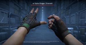 ★ Hydra Gloves | Emerald (Battle-Scarred) Screenshot