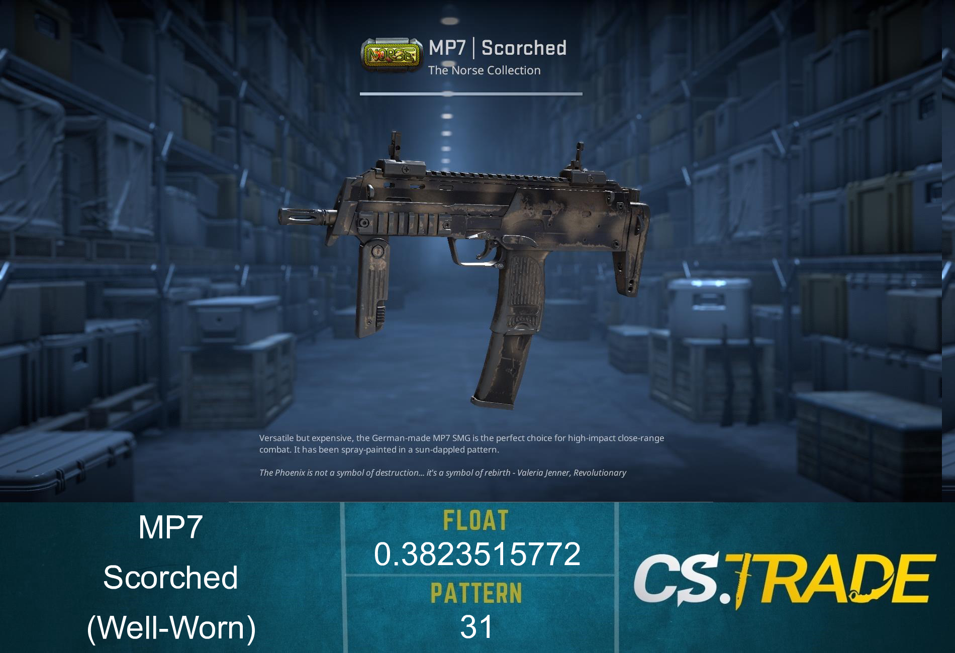 MP7 | Scorched (Well-Worn) Screenshot