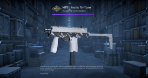 MP9 | Arctic Tri-Tone (Minimal Wear) Screenshot