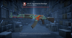 AK-47 | Aquamarine Revenge (Minimal Wear) Screenshot