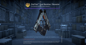 StatTrak™ Dual Berettas | Dezastre (Well-Worn) Screenshot
