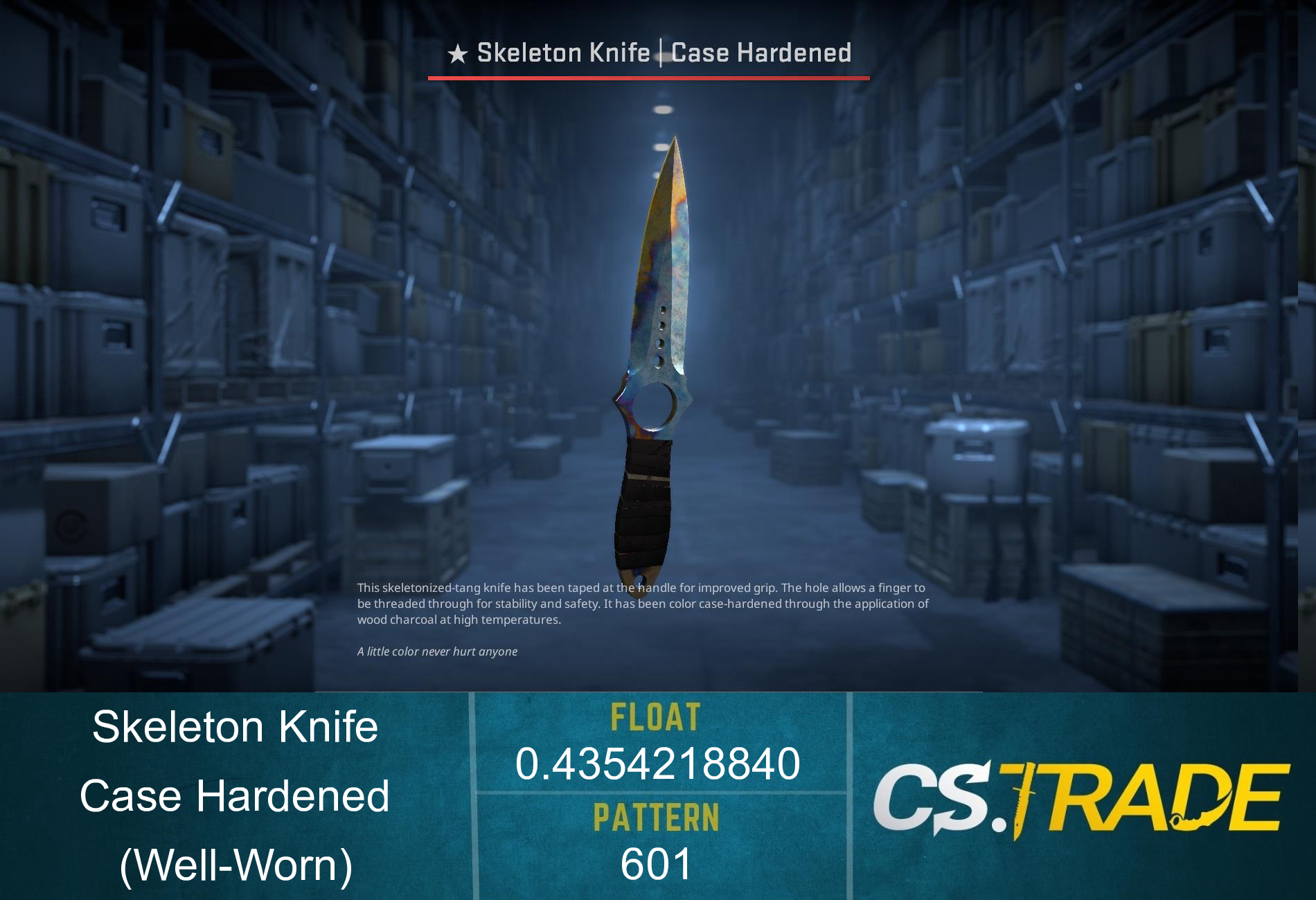 ★ Skeleton Knife | Case Hardened (Factory New) Screenshot
