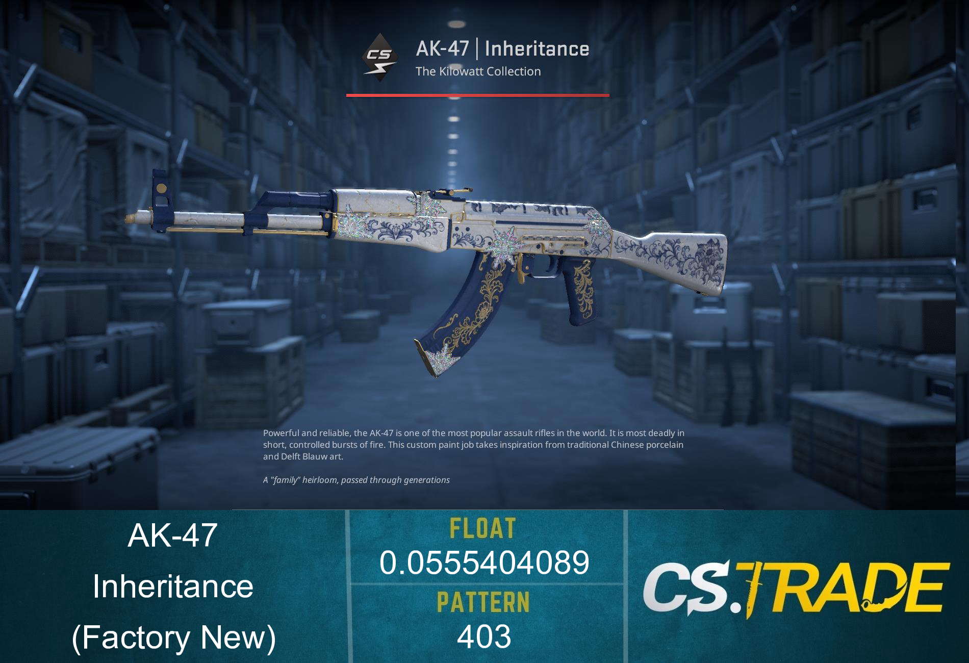 AK-47 | Inheritance (Factory New) Screenshot