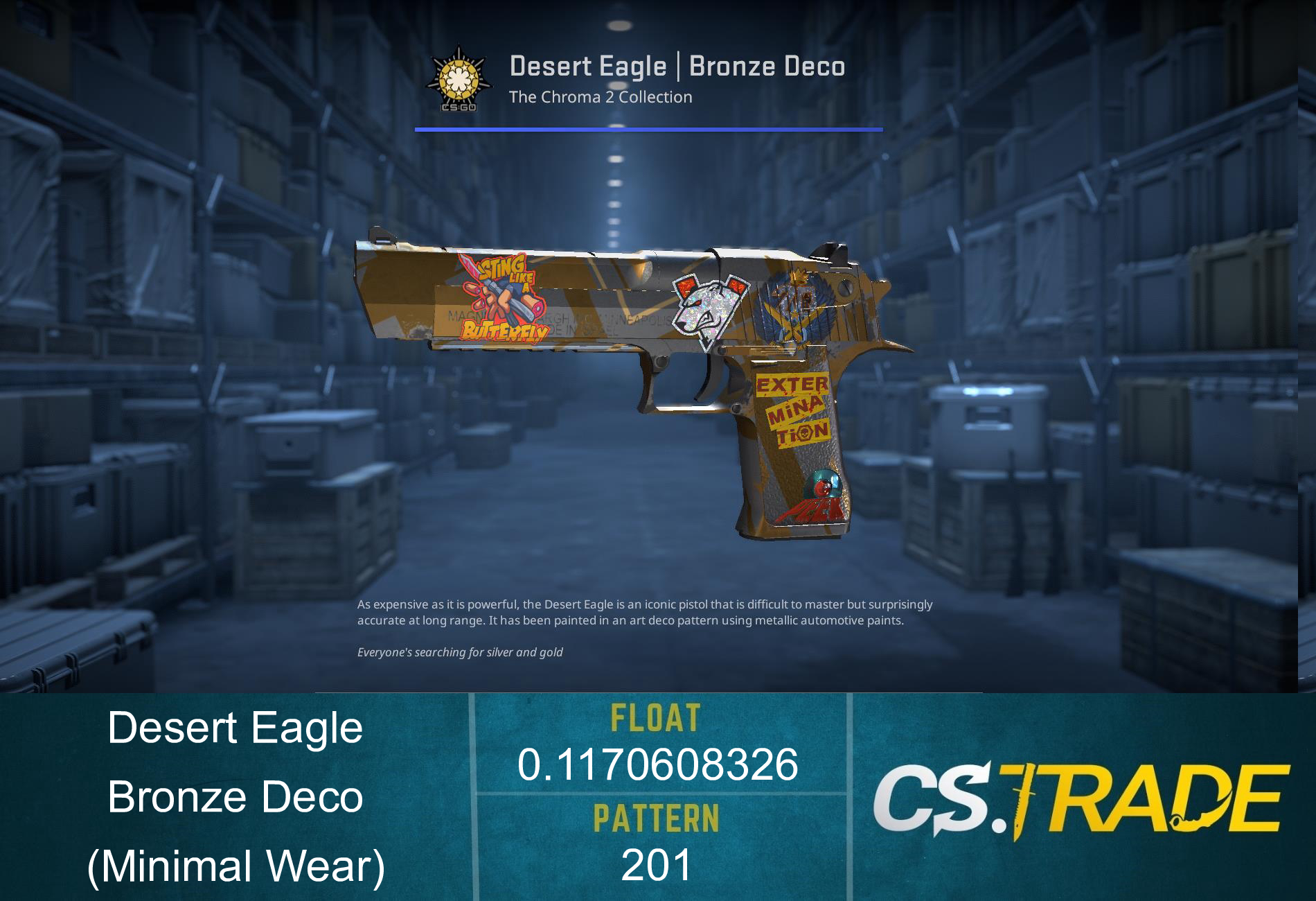 Desert Eagle | Bronze Deco (Factory New) Screenshot