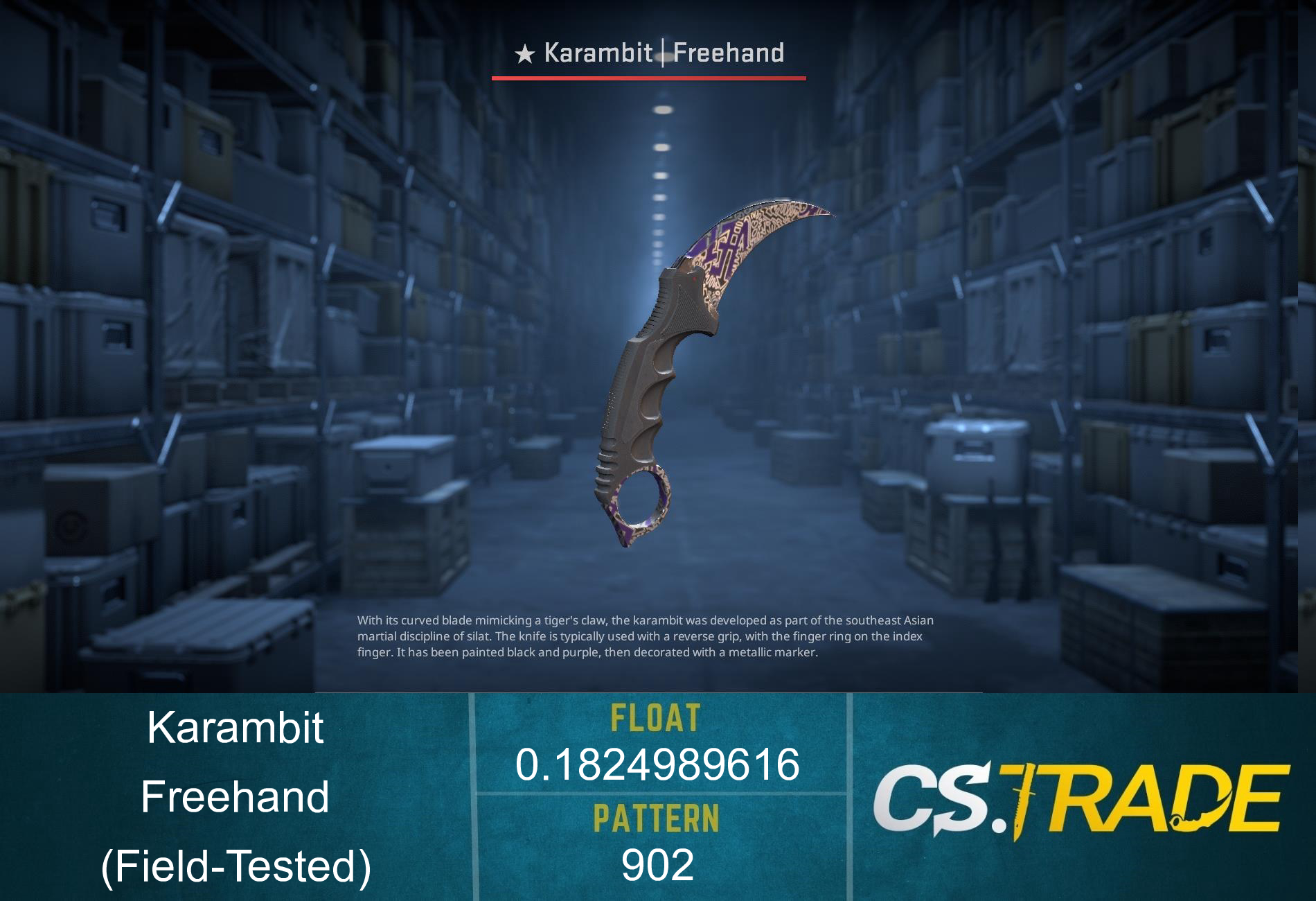 ★ Karambit | Freehand (Factory New) Screenshot