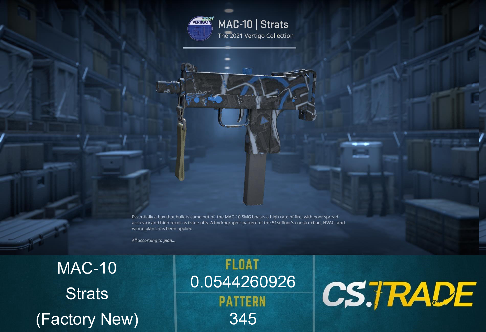 MAC-10 | Strats (Factory New) Screenshot