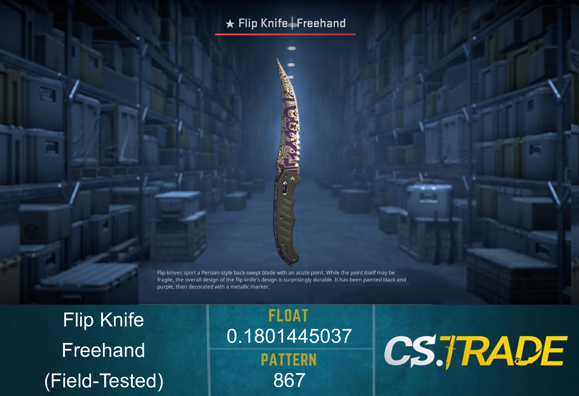 ★ Flip Knife | Freehand (Factory New) Screenshot