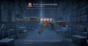 AK-47 | Aquamarine Revenge (Field-Tested) Screenshot