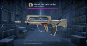 FAMAS | Mecha Industries (Battle-Scarred) Screenshot
