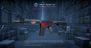 M4A4 | Spider Lily (Well-Worn) Screenshot