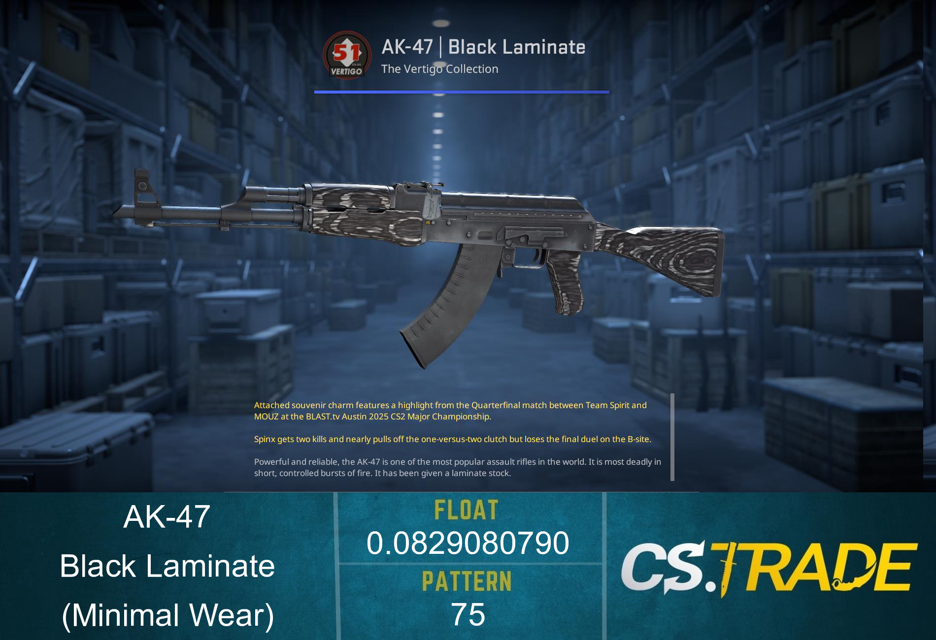 AK-47 | Black Laminate (Factory New) Screenshot