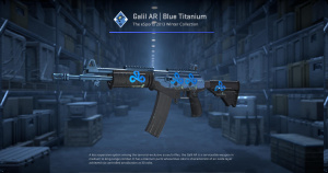 Galil AR | Blue Titanium (Factory New) Screenshot
