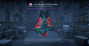 Dual Berettas | Melondrama (Battle-Scarred) Screenshot