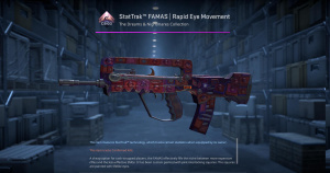 StatTrak™ FAMAS | Rapid Eye Movement (Battle-Scarred) Screenshot