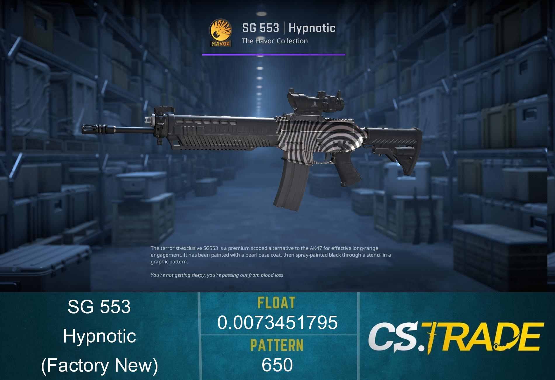 SG 553 | Hypnotic (Factory New) Screenshot