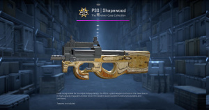 P90 | Shapewood (Battle-Scarred) Screenshot