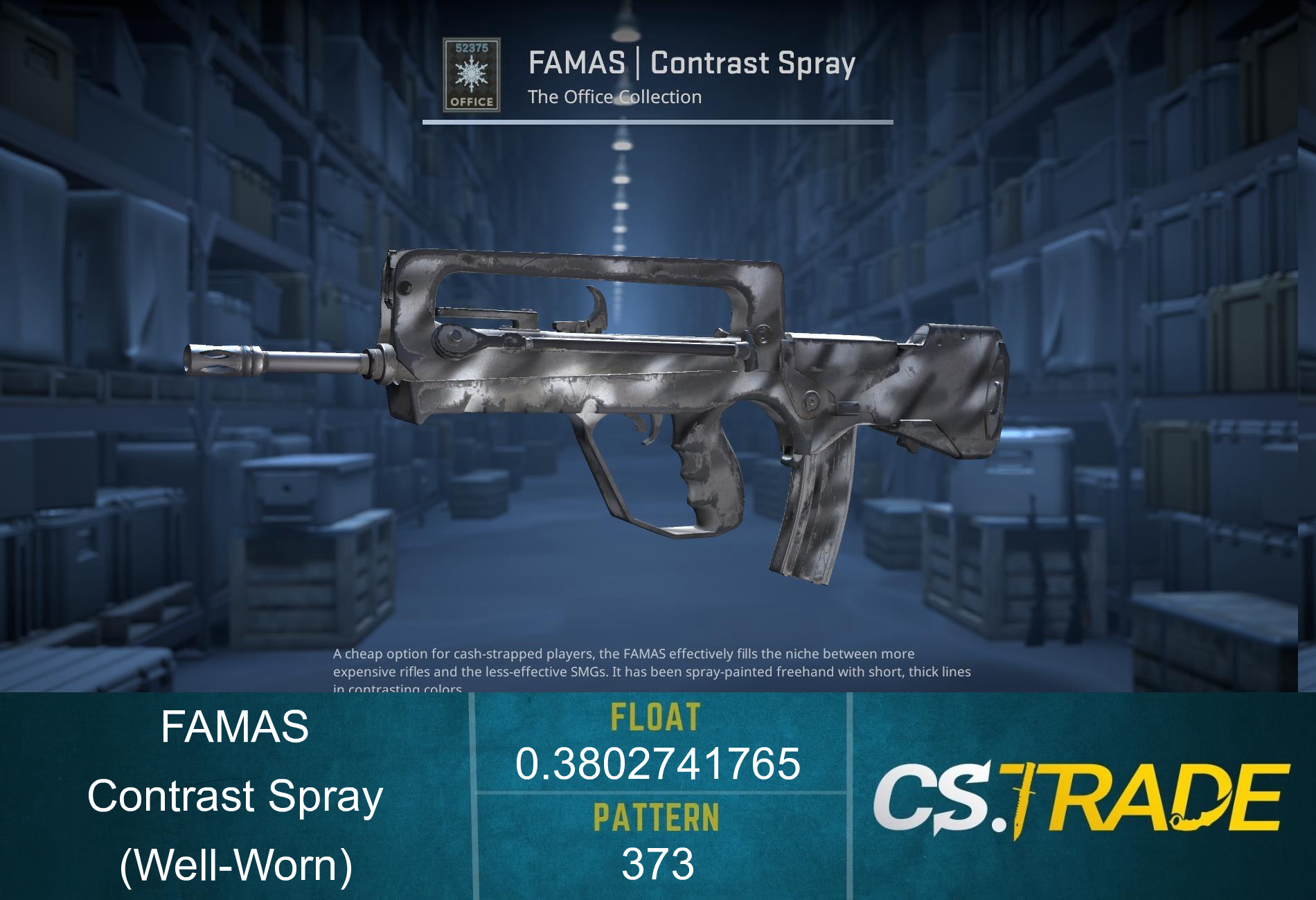 FAMAS | Contrast Spray (Well-Worn) Screenshot