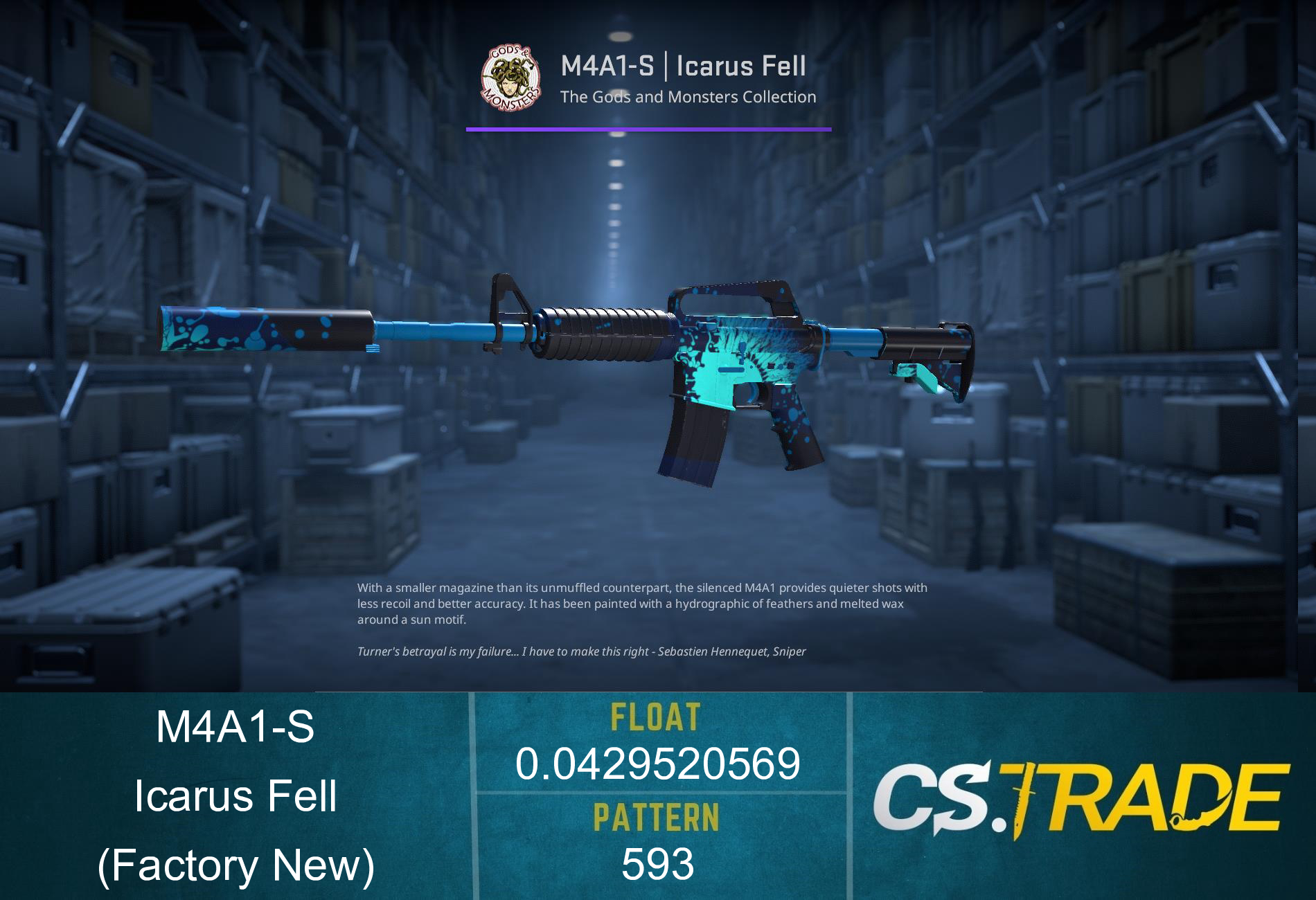 M4A1-S | Icarus Fell (Factory New) Screenshot