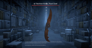 ★ Falchion Knife | Rust Coat (Battle-Scarred) Screenshot