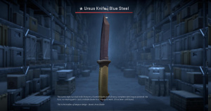 ★ Ursus Knife | Blue Steel (Battle-Scarred) Screenshot