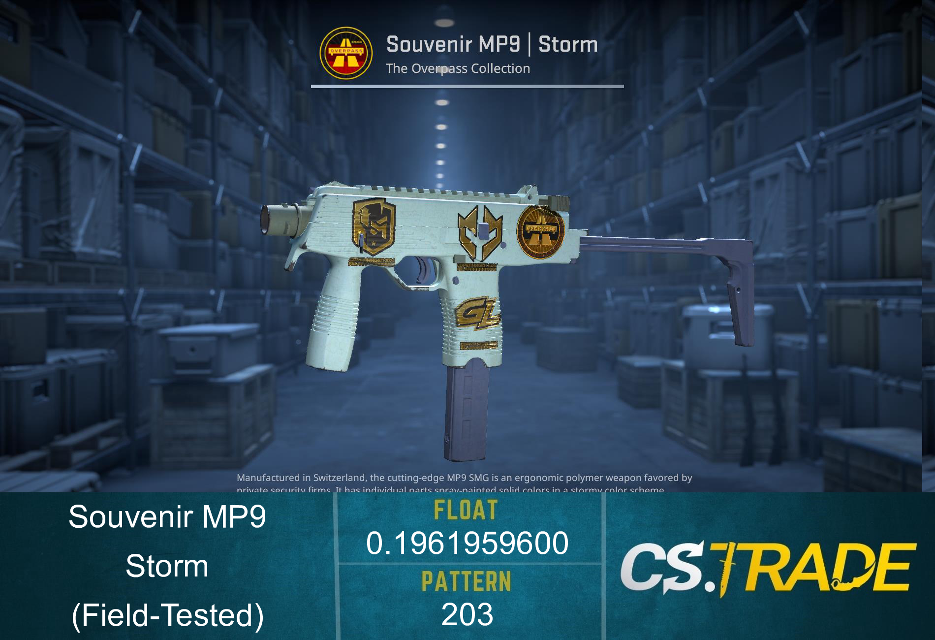 MP9 | Storm (Field-Tested) Screenshot