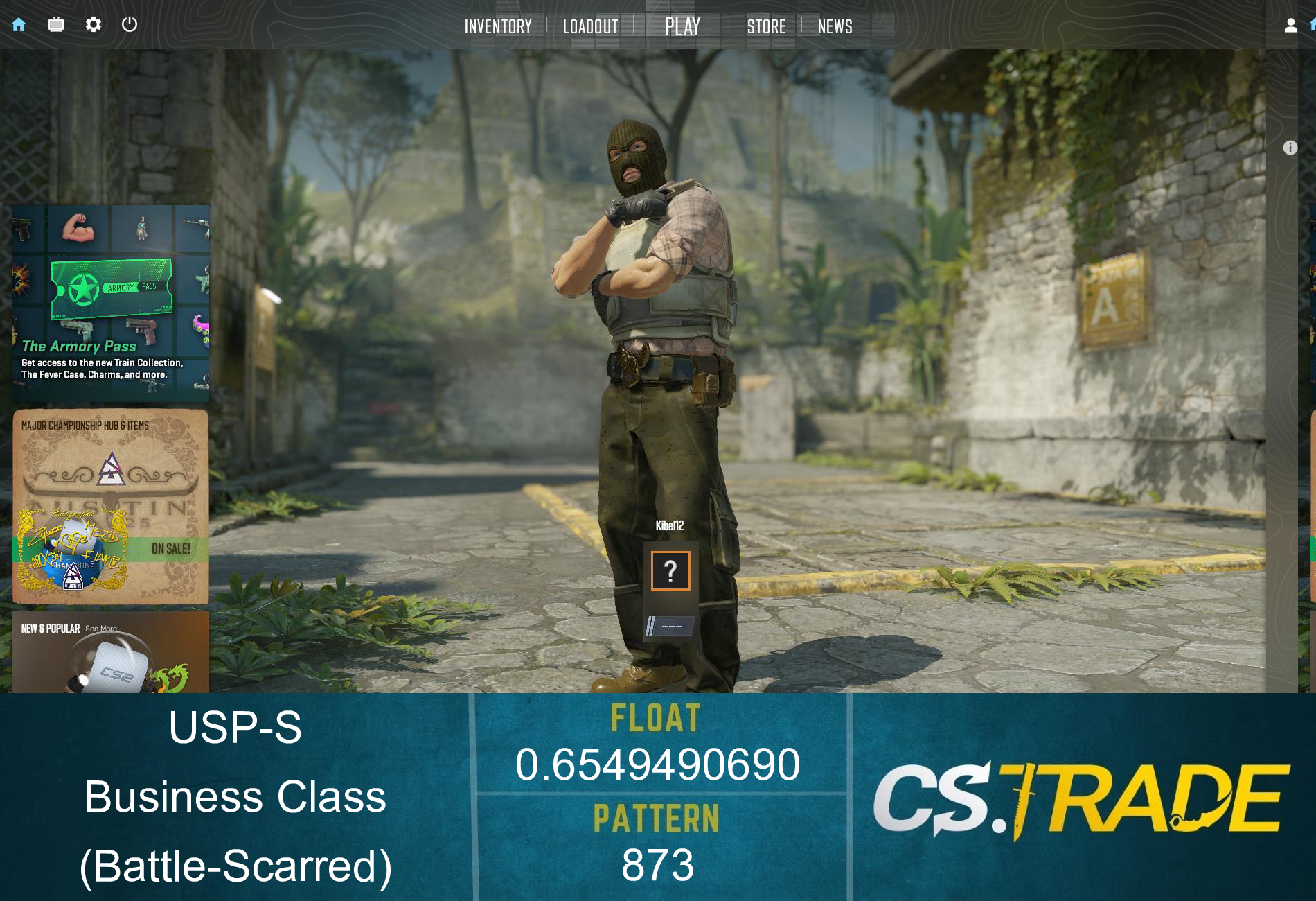 USP-S | Business Class (Battle-Scarred) Screenshot