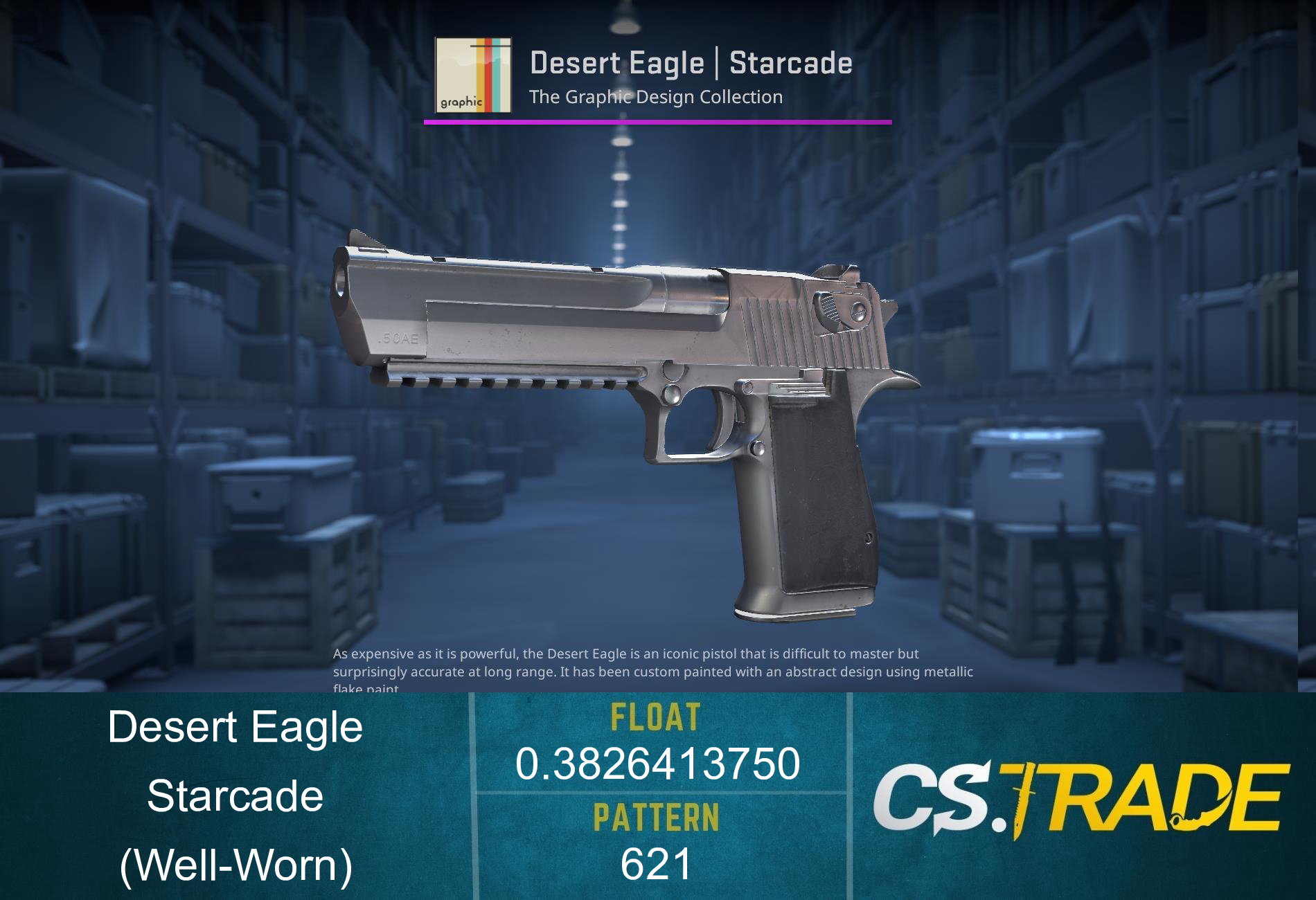 Desert Eagle | Starcade (Well-Worn) Screenshot