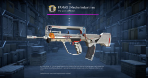 FAMAS | Mecha Industries (Factory New) Screenshot