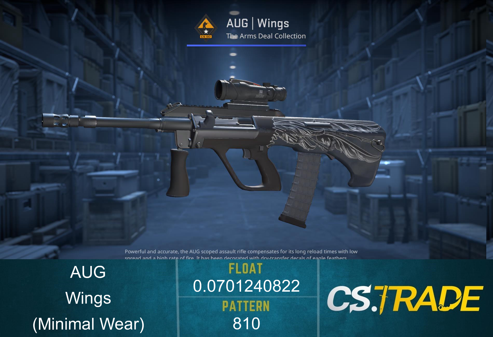 AUG | Wings (Minimal Wear) Screenshot