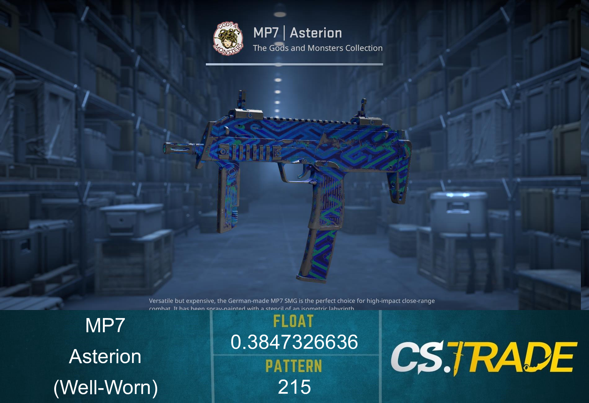MP7 | Asterion (Well-Worn) Screenshot