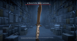 ★ Bowie Knife | Black Laminate (Field-Tested) Screenshot