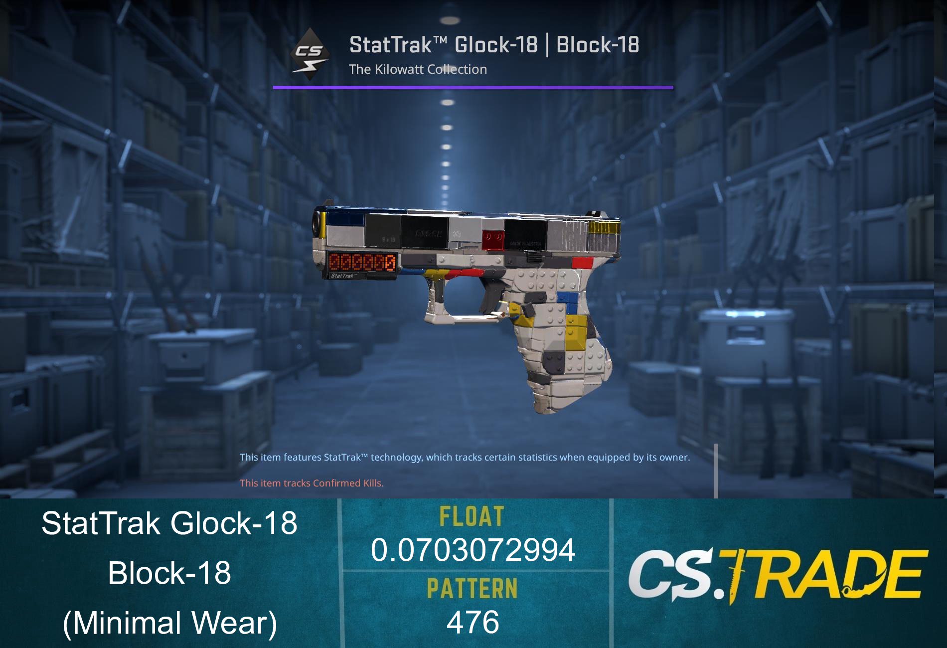 Glock-18 | Block-18 (Minimal Wear) Screenshot