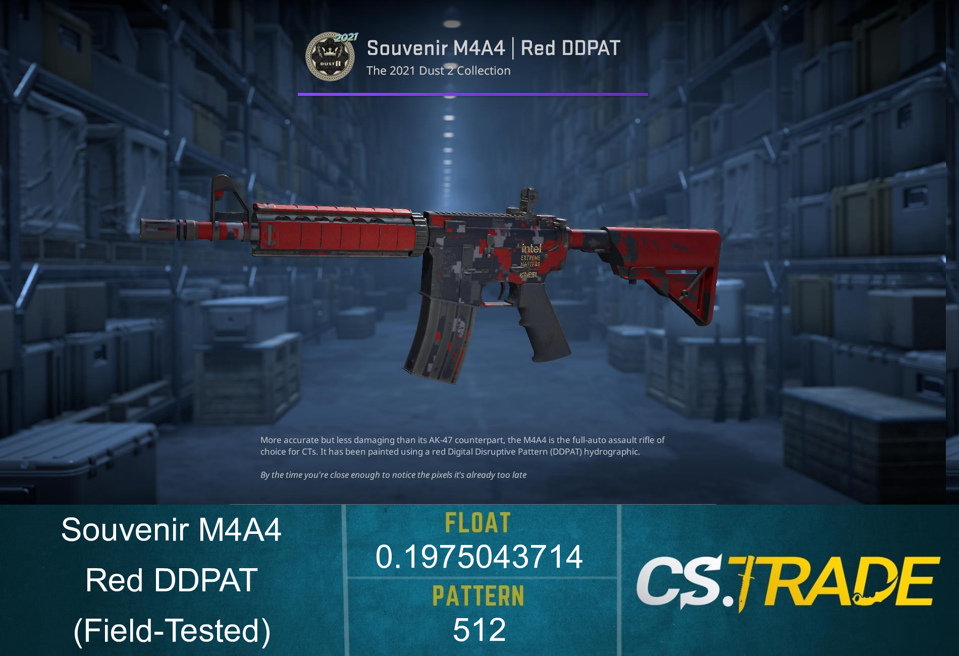 M4A4 | Red DDPAT (Field-Tested) Screenshot