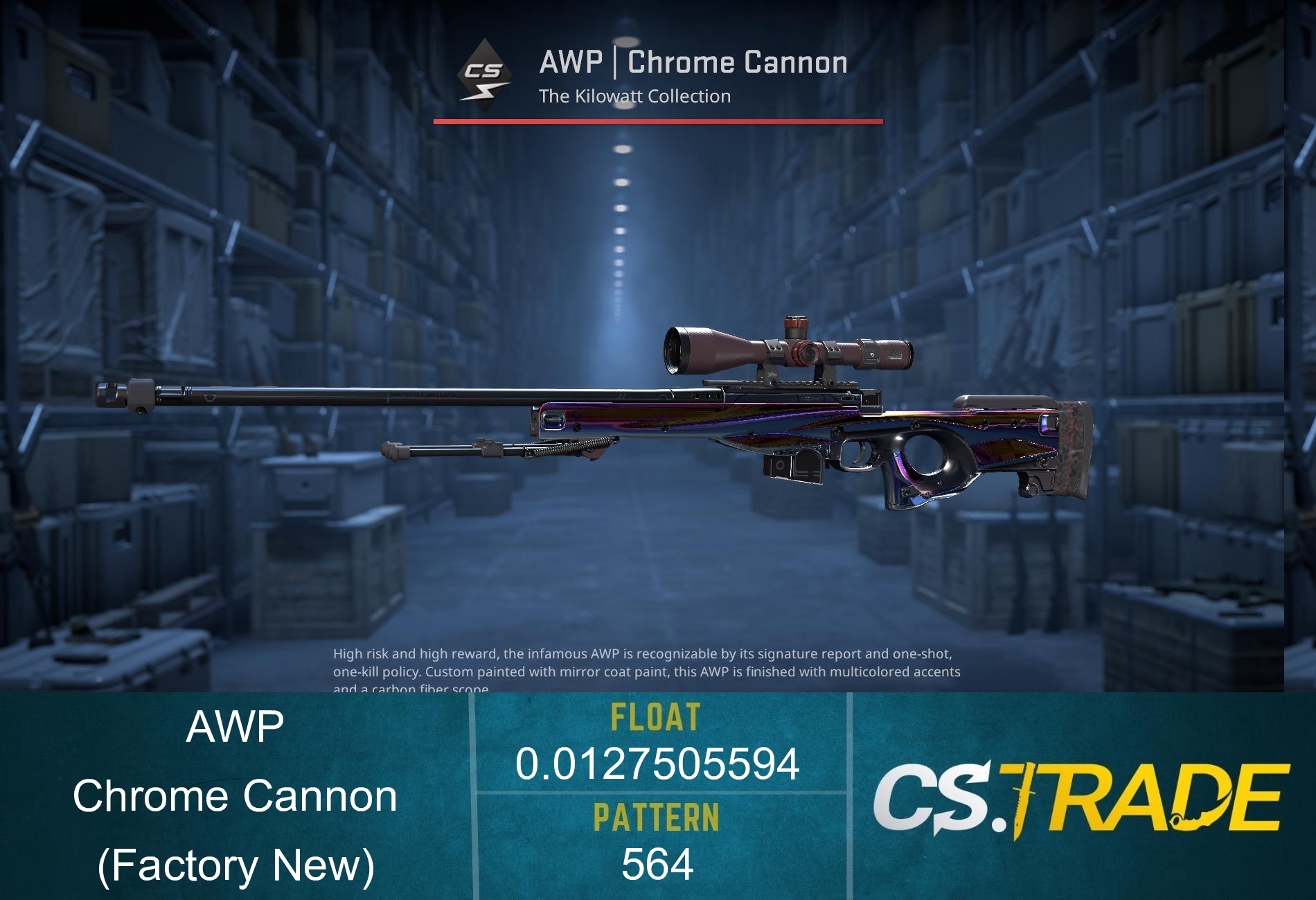 Screenshot for AWP | Chrome Cannon
