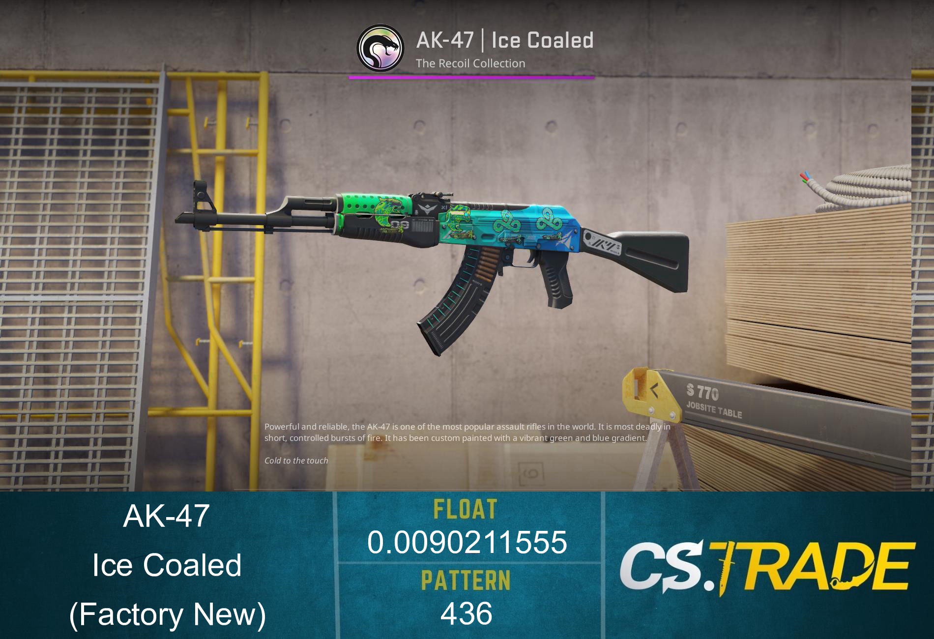 AK-47 | Ice Coaled ⭐️ CS2 Skin