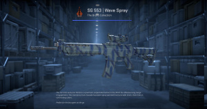 SG 553 | Wave Spray (Field-Tested) Screenshot