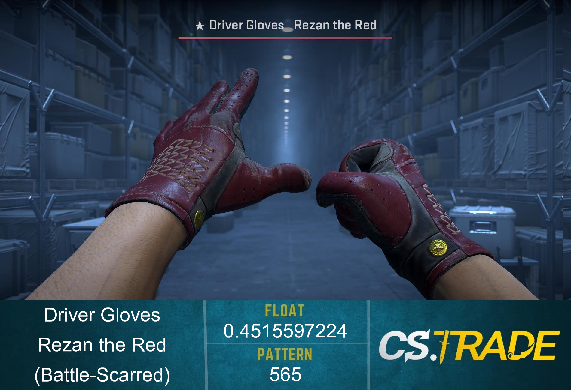 ★ Driver Gloves | Rezan the Red (Battle-Scarred) Screenshot