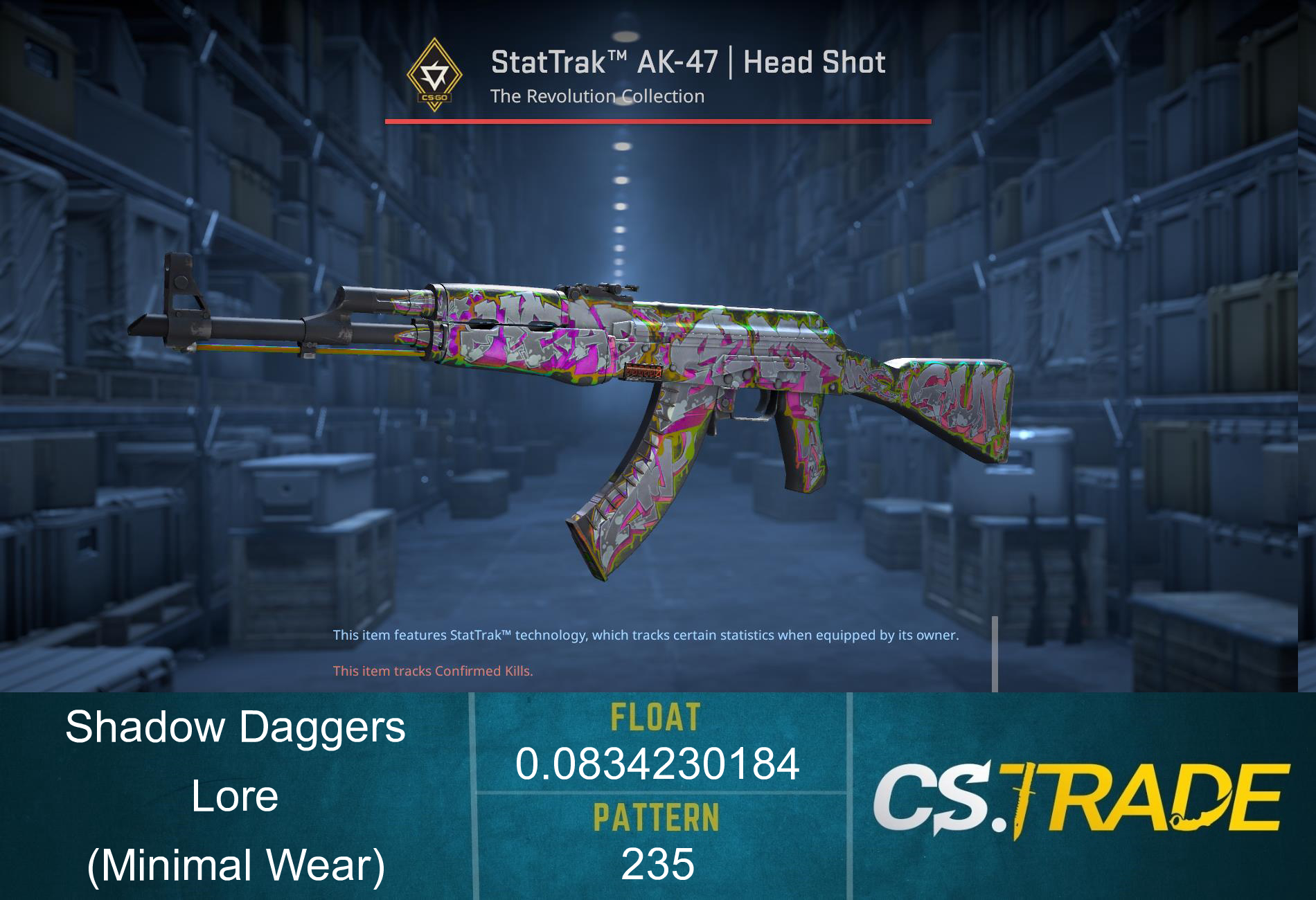 ★ Shadow Daggers | Lore (Minimal Wear) Screenshot