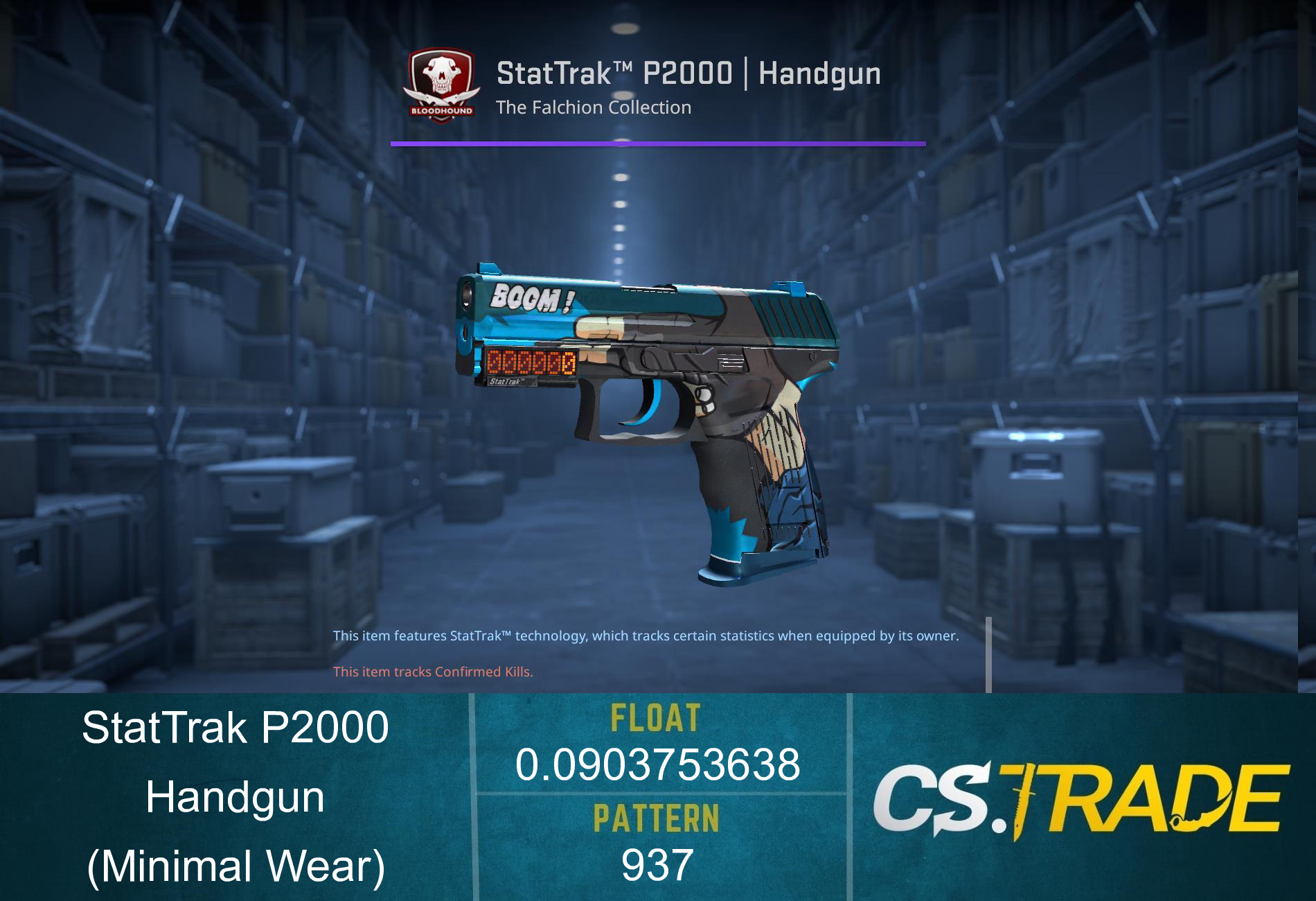 StatTrak™ P2000 | Handgun (Minimal Wear) Screenshot