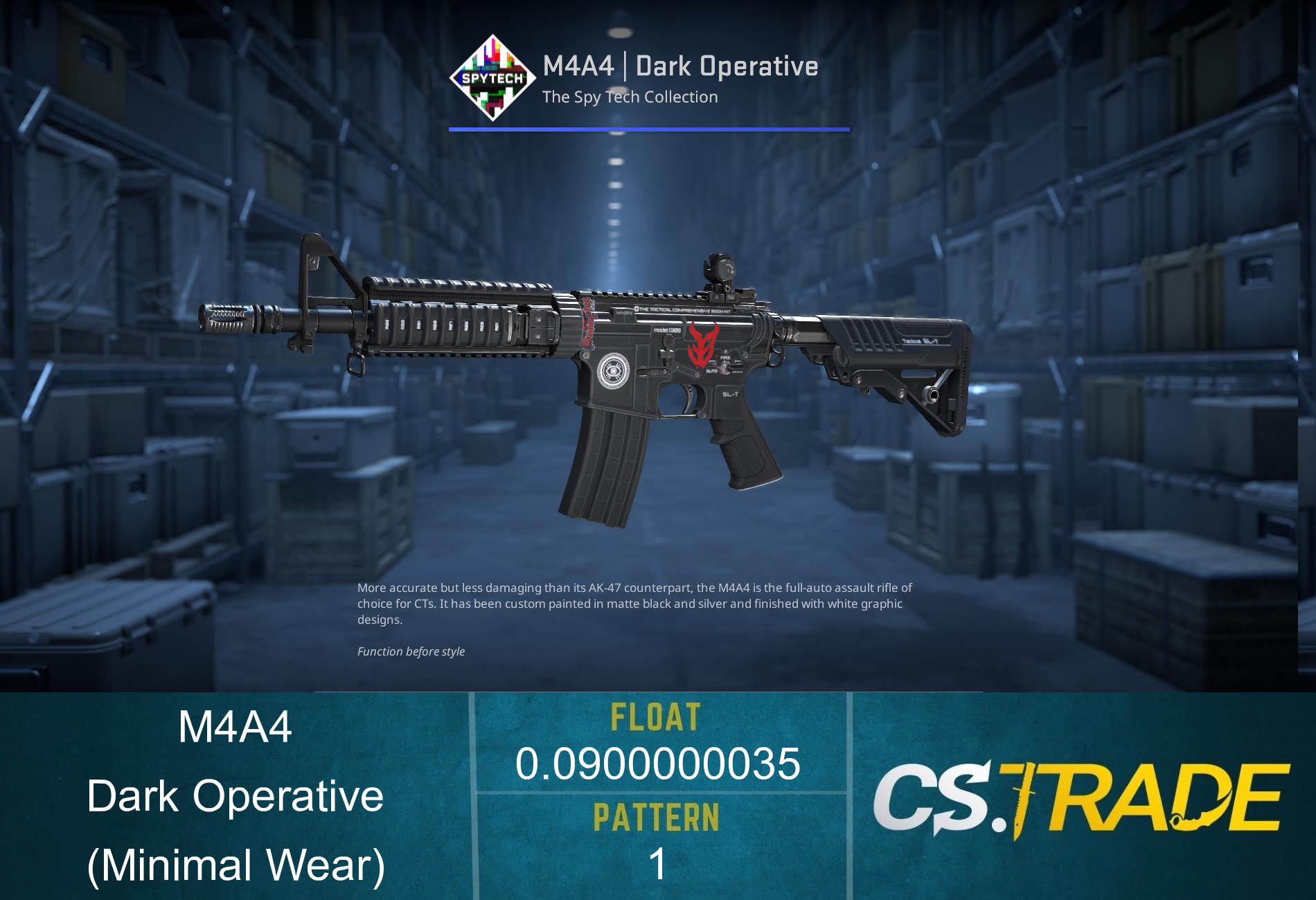 M4A4 | Dark Operative (Factory New) Screenshot