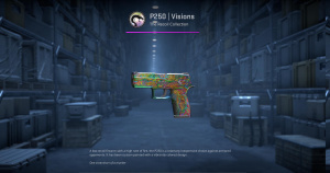 P250 | Visions (Battle-Scarred) Screenshot