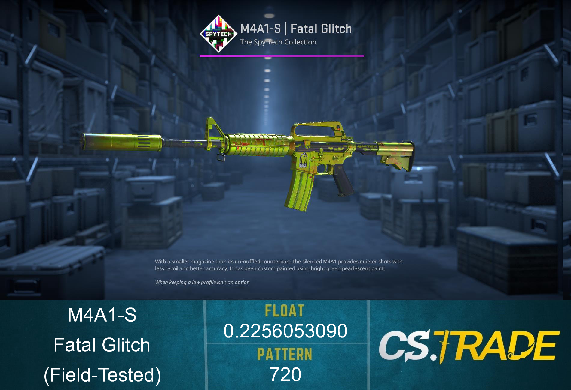 M4A1-S | Fatal Glitch (Factory New) Screenshot