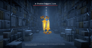 ★ Shadow Daggers | Lore (Field-Tested) Screenshot